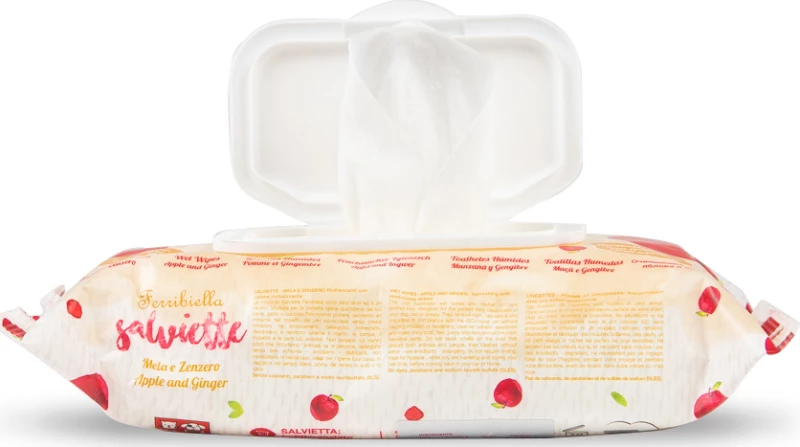 Ferribiella Μαντηλάκια Καθαρισμού Apple & Ginger 40τμχ