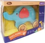 Zita Toys Συρόμενο Ελεφαντάκι Κουδουνίστρα