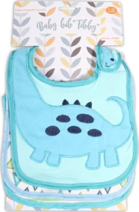 Cangaroo Σαλιάρα Υφασμάτινη Tibby Blue 3τμχ