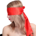Naughty Toys Satin Blindfold Scarf Red