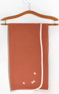 Miffy Πάνα Αγκαλιάς Κεραμιδί 80x80cm