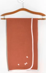 Miffy Πάνα Αγκαλιάς Κεραμιδί 80x80cm