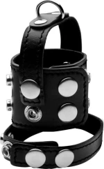 XR Cock Strap Ball Stretcher Black