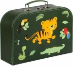 Little Lovely Company Διακοσμητικό Βαλιτσάκι Jungle Tiger 2τμχ