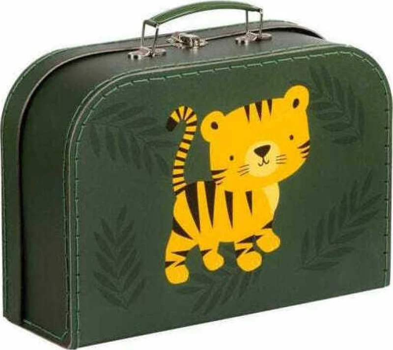 Little Lovely Company Διακοσμητικό Βαλιτσάκι Jungle Tiger 2τμχ