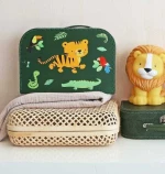 Little Lovely Company Διακοσμητικό Βαλιτσάκι Jungle Tiger 2τμχ