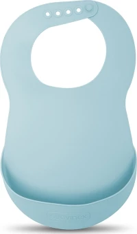 Suavinex Σαλιάρα Σιλικόνης Forest Blue