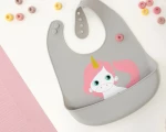 Kiokids Σαλιάρα Σιλικόνης Unicorn