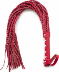 Naughty Toys Braided Flogger 74cm Red