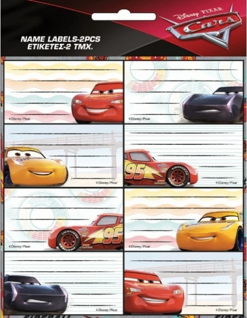Gim Ετικέτες Σχολικές Cars (772-16846)