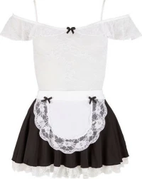Cottelli Collection Lace Maid Costume