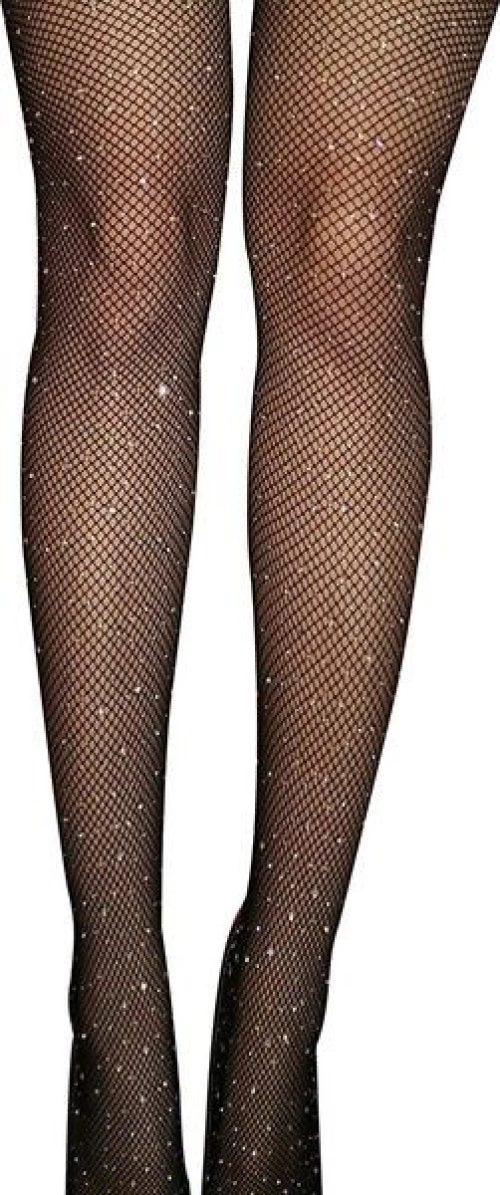 Black fishnet pantyhose