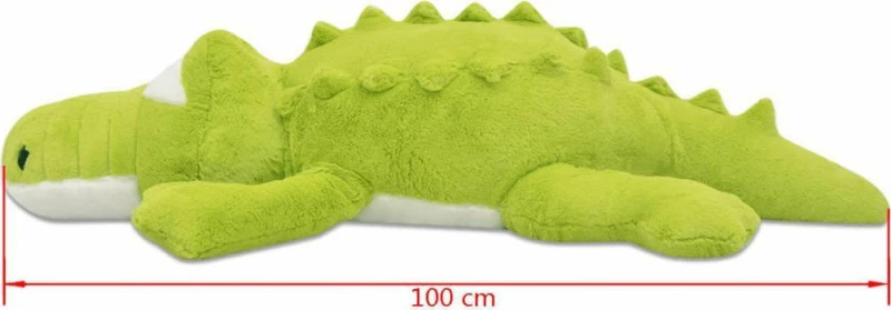 Κροκόδειλος Μαλακός XXL 100 εκ. Λούτρινος