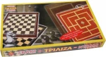 Σκάκι-ντάμα-τρίλιζα 32x32εκ. - 12145---92-2