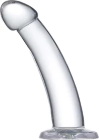 Crystal Material Curved Dildo 16cm