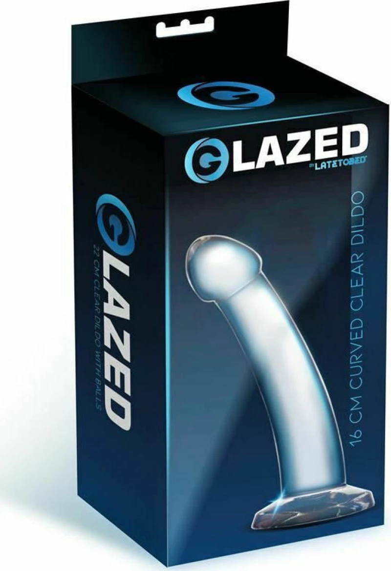 Crystal Material Curved Dildo 16cm