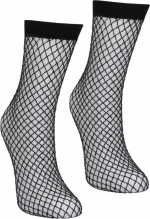 Dreamgear 1014 Glitter Fishnet Socks Black