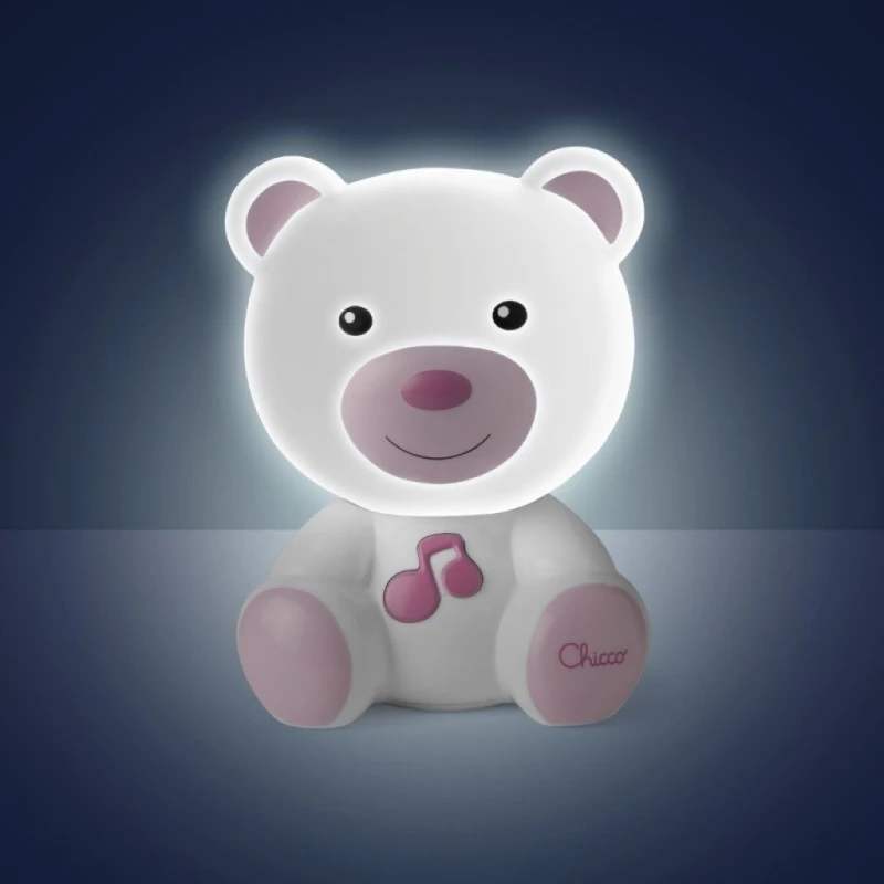 Chicco Αρκουδάκι Φωτάκι Νυκτός Με Μελωδία Y01-09830-10