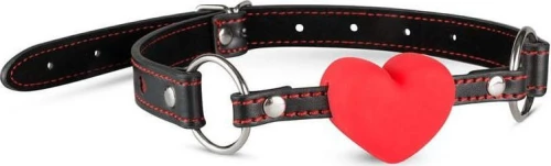 Whipped Heart Ball Gag Red