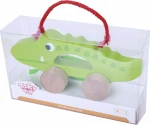 Tooky Toys Ξύλινος Κροκόδειλος Συρόμενος