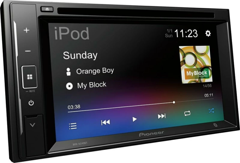 Pioneer Avh-A240Bt 6,2” (Dvd-Cd/Radio/Bluetooth/Usb) Υποστηρίζει Mirroring 4X50W