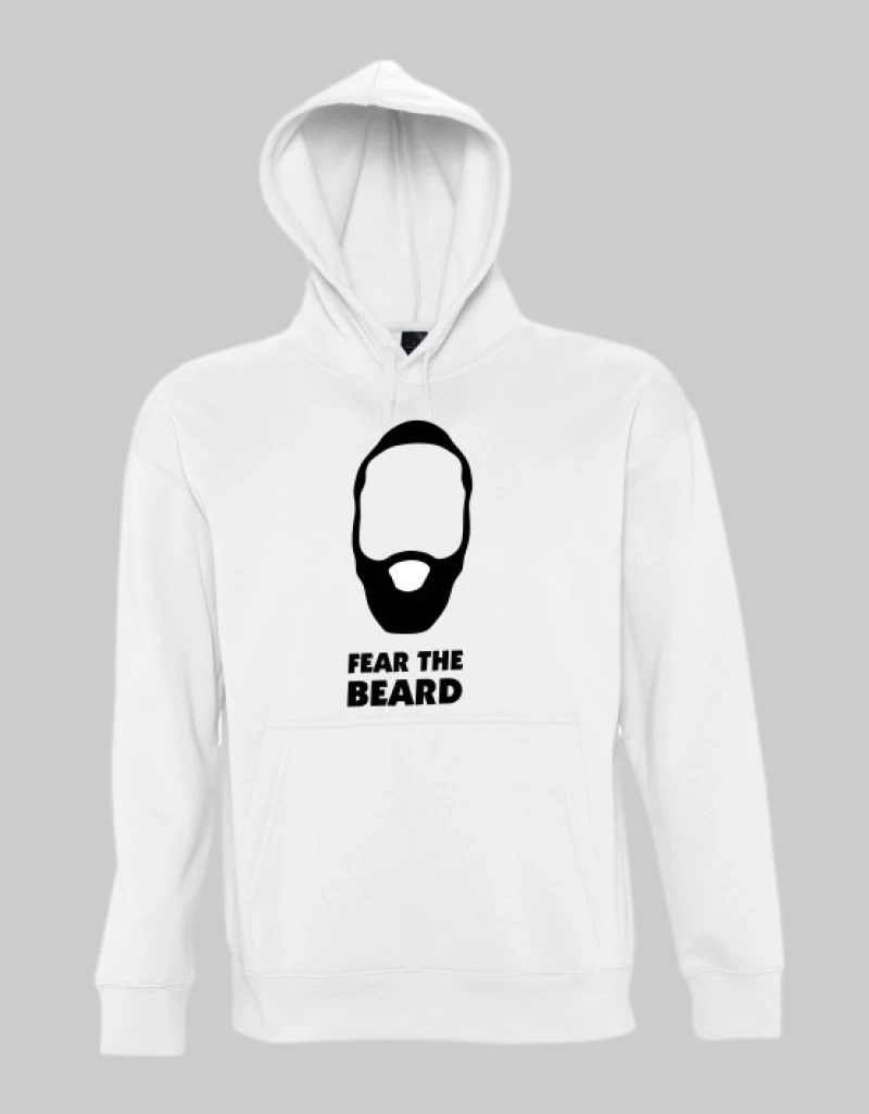 Fear The Beard hoodie - WHITE