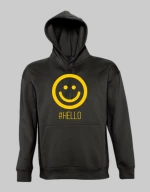 Hello hoodie - BLACK