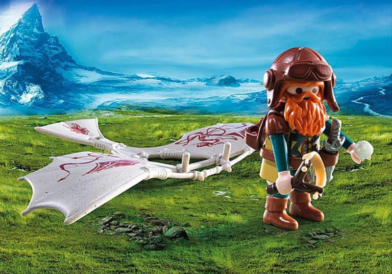 Playmobil Knights: Ιπτάμενη Μηχανή των Νάνων
