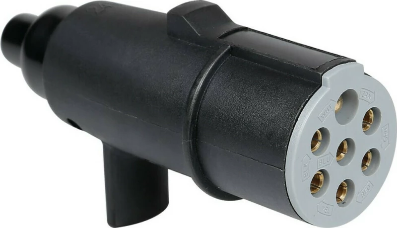 Lampa Πρίζα Κοτσαδόρου Πλαστική Ασημί 24S 24V 7pin