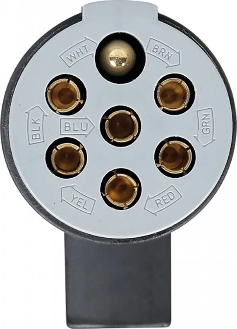 Lampa Πρίζα Κοτσαδόρου Πλαστική Ασημί 24S 24V 7pin