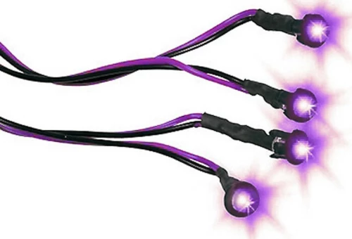 Lampa Universal High-Brightness Led 12V/5mm Purple