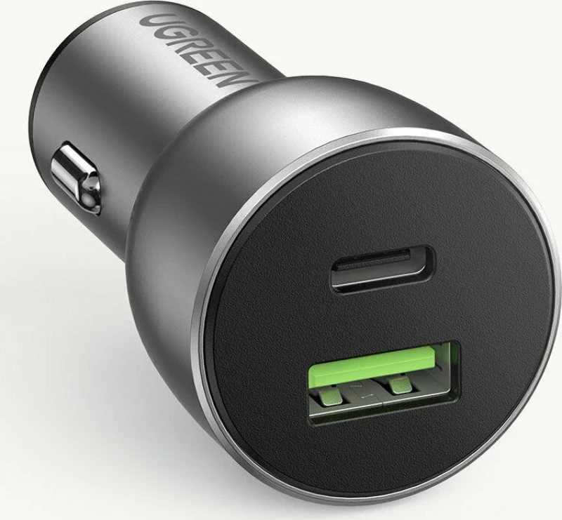 Ugreen Διπλός Φορτιστής Αυτοκινήτου Type-C/USB
