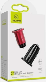Usams Φορτιστής Αυτοκινήτου CC054 Black