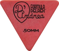 dAndrea RFL355 Delrex Large Triangle - Red, 0.50mm