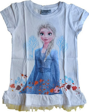 FROZEN ΜΠΛΟΥΖΑ ΚΟΝΤΟΜΑΝΙΚΗ (ΛΕΥΚΟ)