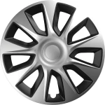 Versaco Σετ Τάσια Αυτοκινήτου Stratos CBX 4τμχ 15" Ασημί/Μαύρο
