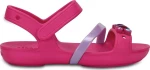 Crocs Παιδικά Παπουτσάκια Θαλάσσης Lina για Κορίτσι Φούξια