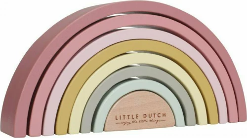 Little Dutch Wood Rainbow Yellow/Pink