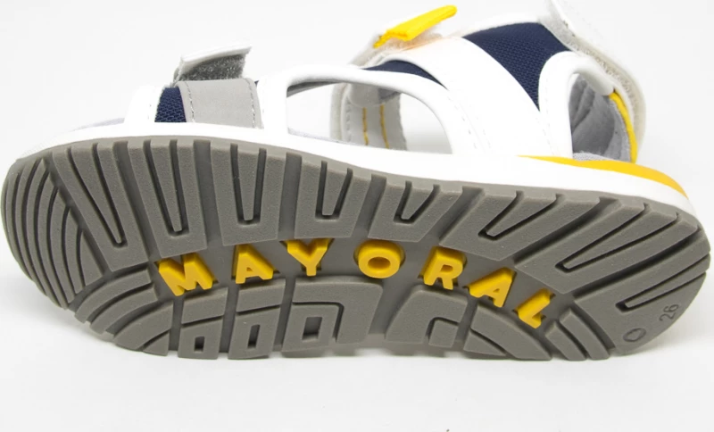 Mayoral Παιδικά Πέδιλα με Σκρατς για Αγόρι Γκρι