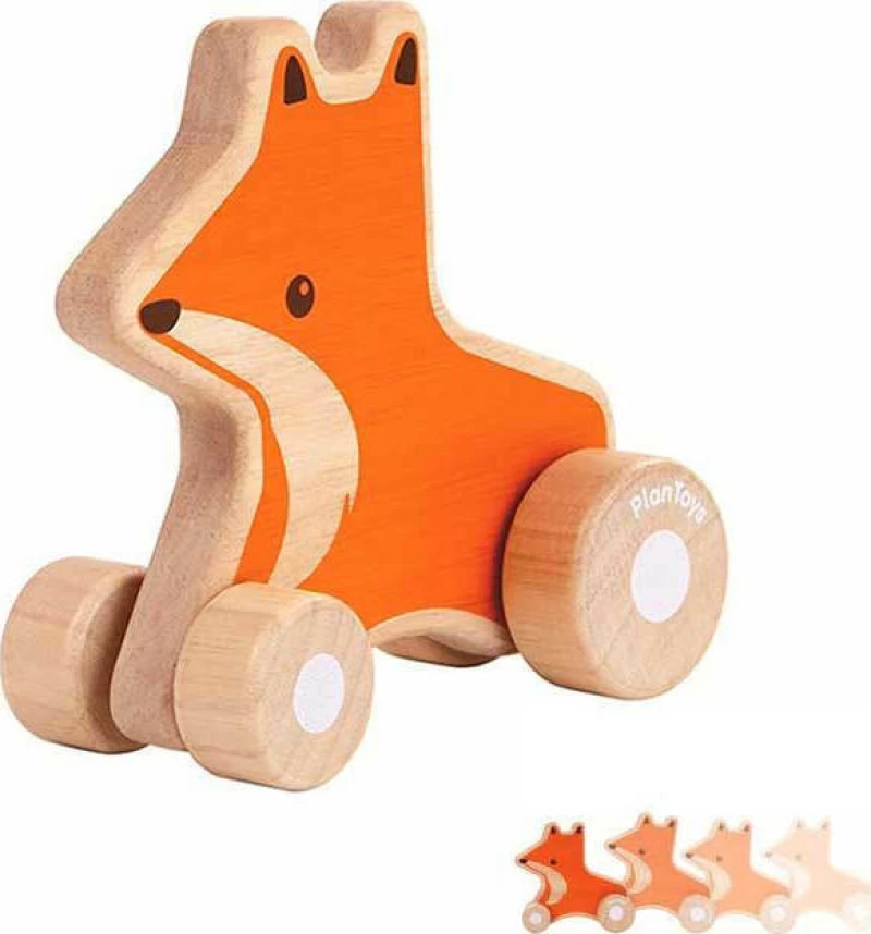 Plan Toys Αλεπού με Ρόδες