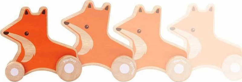 Plan Toys Αλεπού με Ρόδες