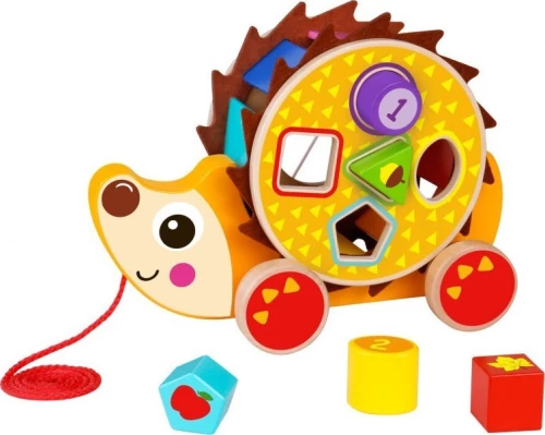 Tooky Toys Συρόμενος Σκαντζόχοιρος με Σφηνώματα