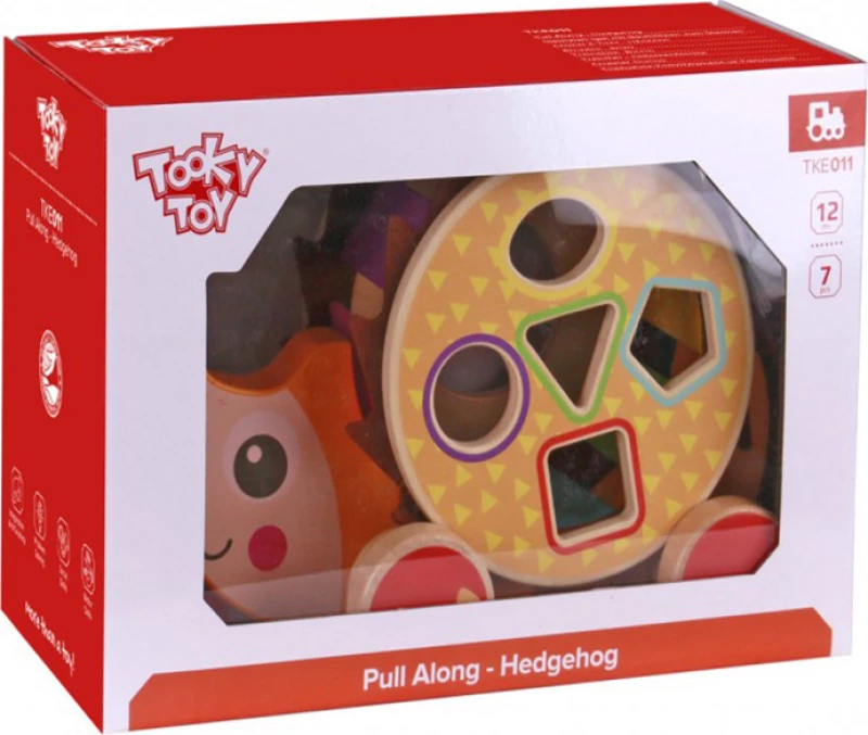 Tooky Toys Συρόμενος Σκαντζόχοιρος με Σφηνώματα