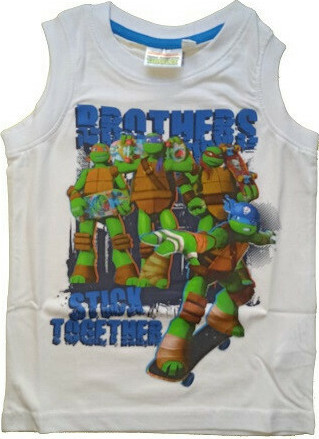 NINJA TURTLES ΜΠΛΟΥΖΑ ΑΜΑΝΙΚΗ (ΛΕΥΚΟ)
