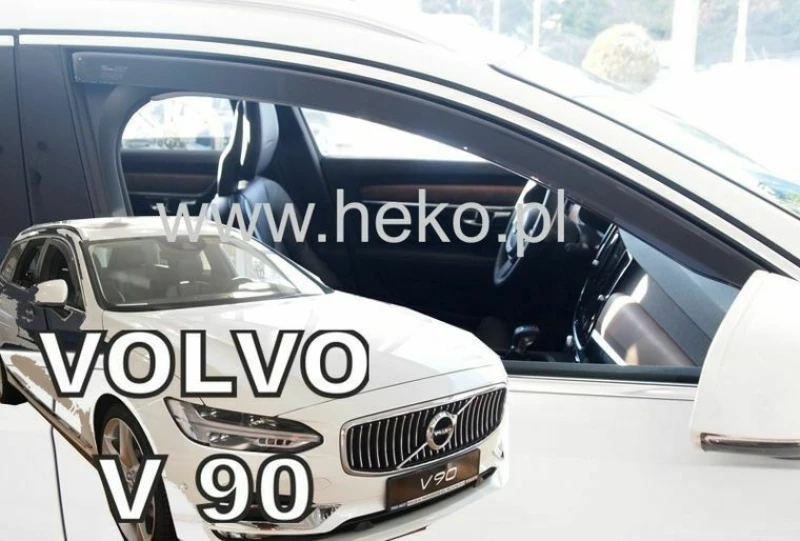 Heko Σετ Ανεμοθραύστες Μπροστινοί για Volvo S90 / V90 4D/5D 2016 2τμχ