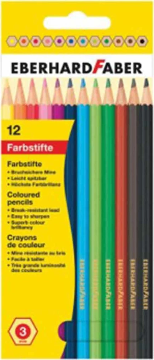 Eberhard Faber Ξυλομπογιές 3mm 12τμχ