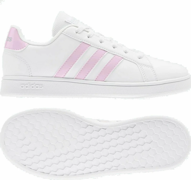 Adidas Παιδικό Sneaker Grand Court K για Κορίτσι Λευκό