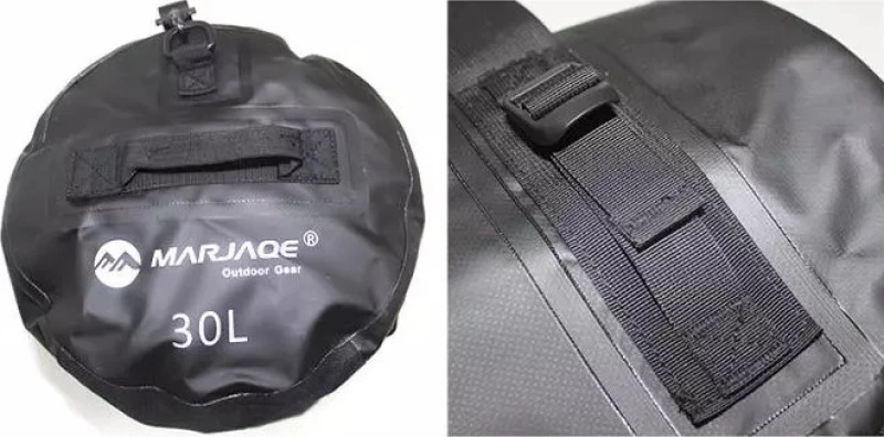 MARJAQE B1705-60L WATERPROOF DUFFEL BAG ΑΔΙΑΒΡΟΧΟ ΣΑΚΙΔΙΟ 60L_ΜΑΥΡΟ