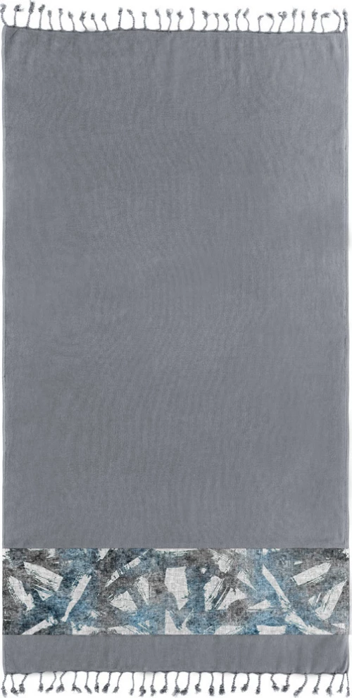 Guy Laroche Πετσέτα Θαλάσσης Pestemal 170x90cm Anthracite 13