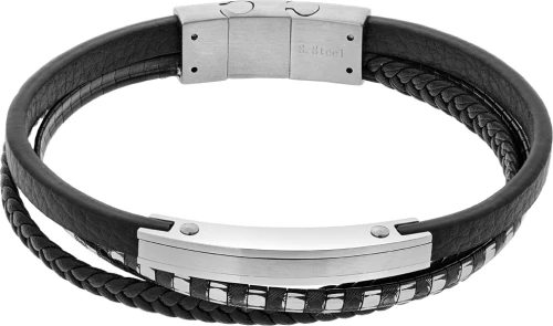 Visetti Ανδρικό Βραχιόλι από Δέρμα